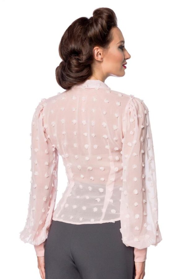 Chemise vintage - rose - S-Belsira – Image 3