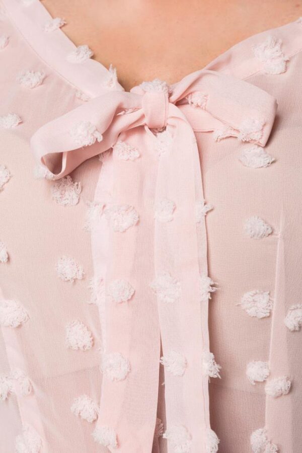 Chemise Vintage avec passant - rose - S-Belsira – Image 4