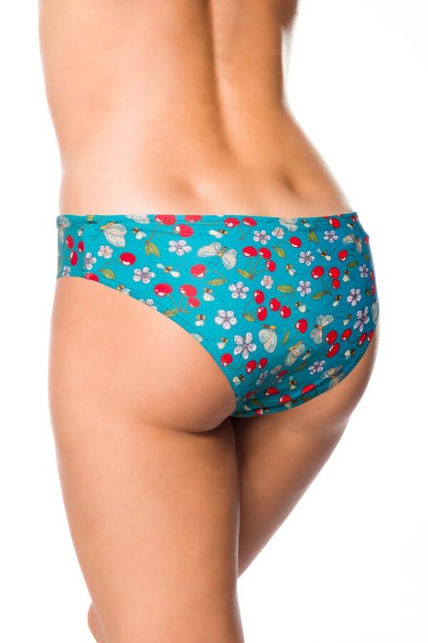 Slip de bain - vert/blanc - L-Belsira – Image 3