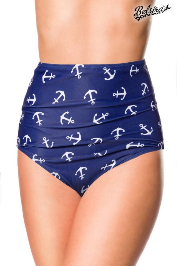 Slip de Bain Taille Haute - bleu - 2XL-Belsira