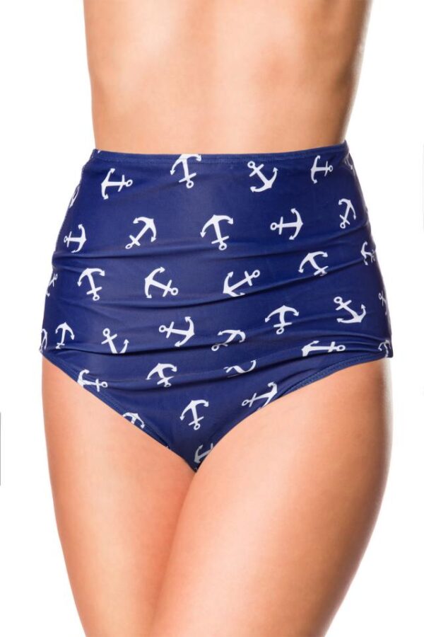 Slip de Bain Taille Haute - bleu - 2XL-Belsira – Image 2