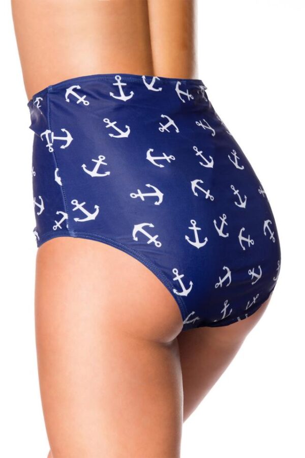 Slip de Bain Taille Haute - bleu - 2XL-Belsira – Image 3