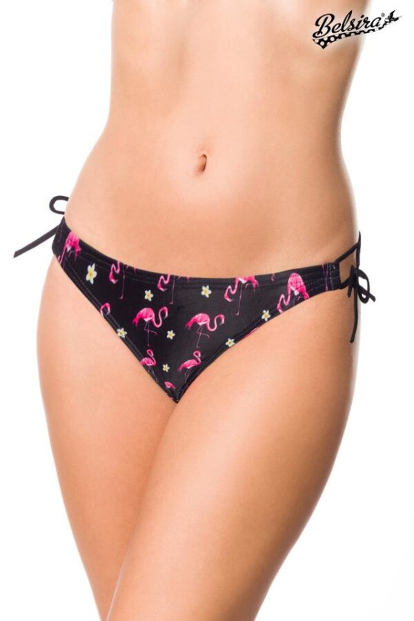 Slip de bain - noir/rose - L-Belsira