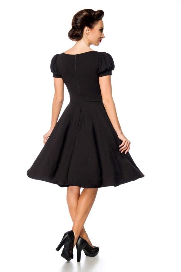 Robe à manches bouffantes - noir - 3XL-Belsira – Image 3