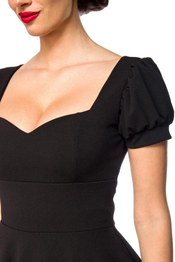 Robe à manches bouffantes - noir - 3XL-Belsira – Image 4