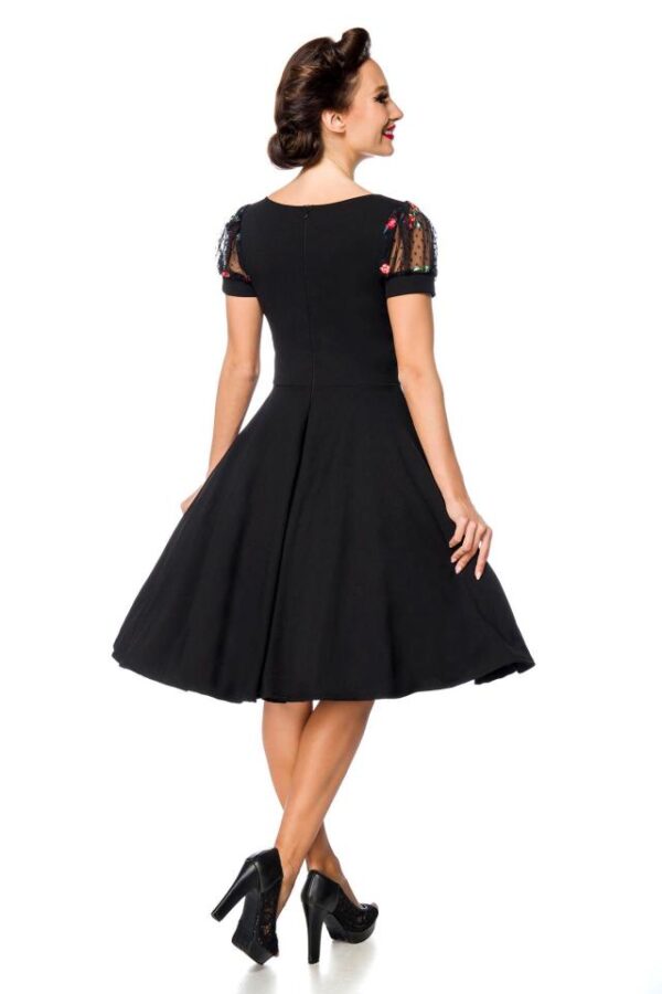 Robe à manches bouffantes - noir - 4XL-Belsira – Image 3