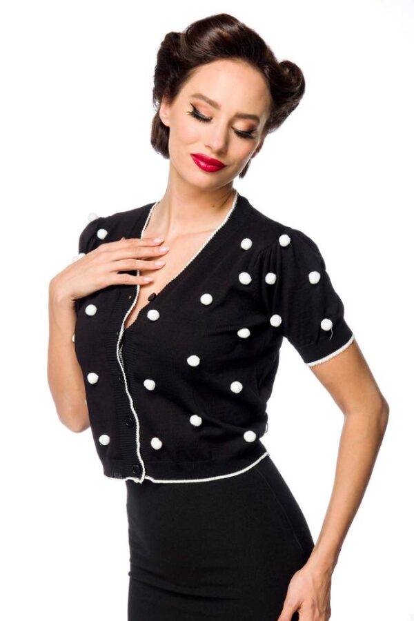 Cardigan - noir - L-Belsira – Image 2