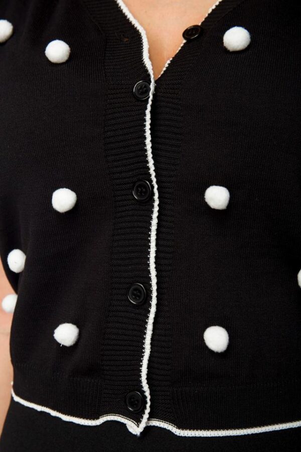 Cardigan - noir - L-Belsira – Image 4