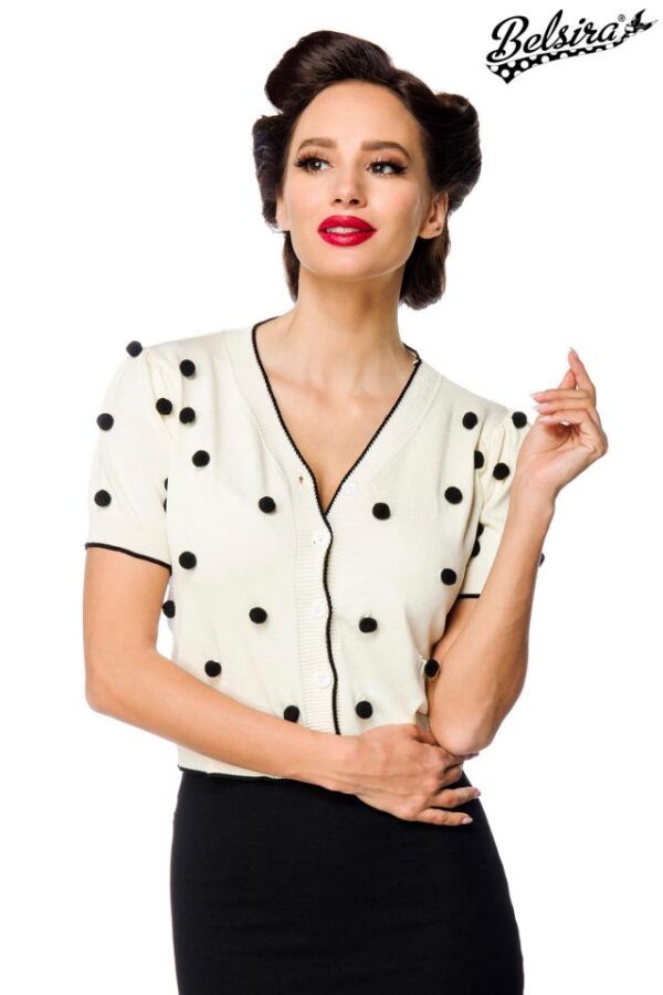 Cardigan - blanc - L-Belsira