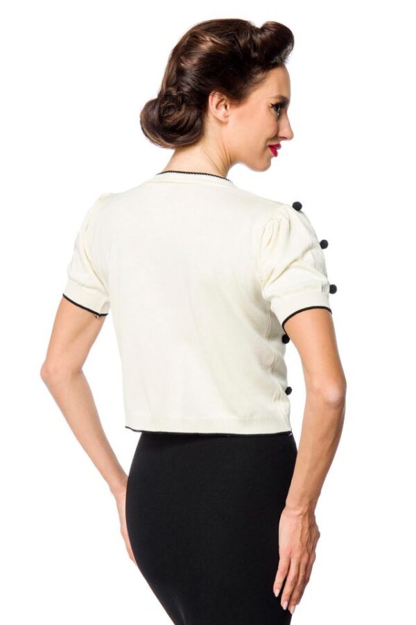 Cardigan - blanc - L-Belsira – Image 3