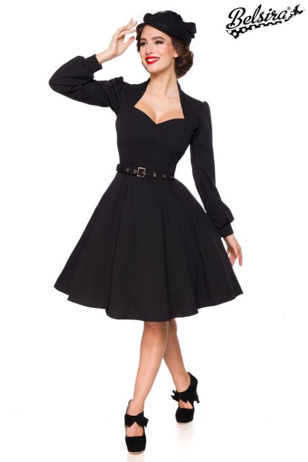Robe à manches longues - noir - XL-Belsira