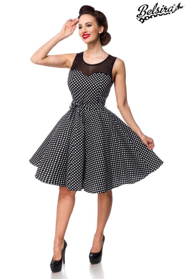 Robe - noir/blanc - 4XL-Belsira