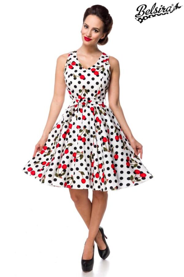 Robe - blanc/noir - S-Belsira