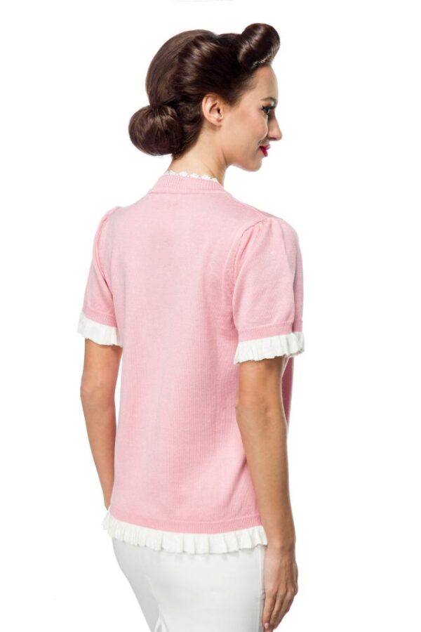 cardigan - rose - XL-Belsira – Image 3