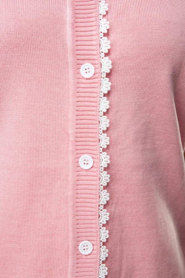 cardigan - rose - XL-Belsira – Image 4