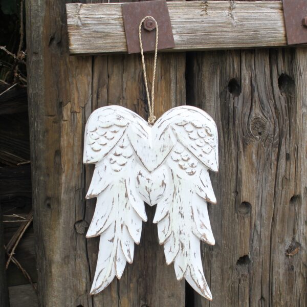 Aile d'ange double fabriquée à la main - 31 cm- Vendu par 1 – Image 3