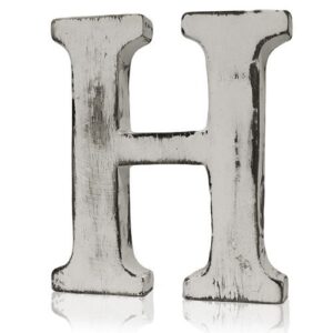Lettres Shabby Chic - H- Vendu par 1