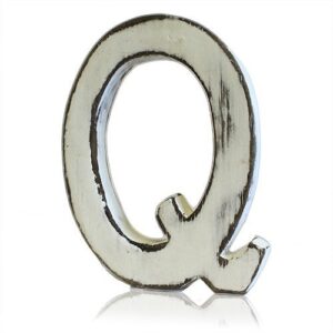 Lettres Shabby Chic - Q- Vendu par 1