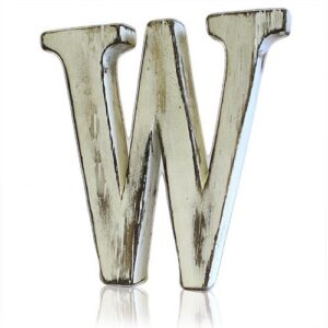 Lettres Shabby Chic - W- Vendu par 1