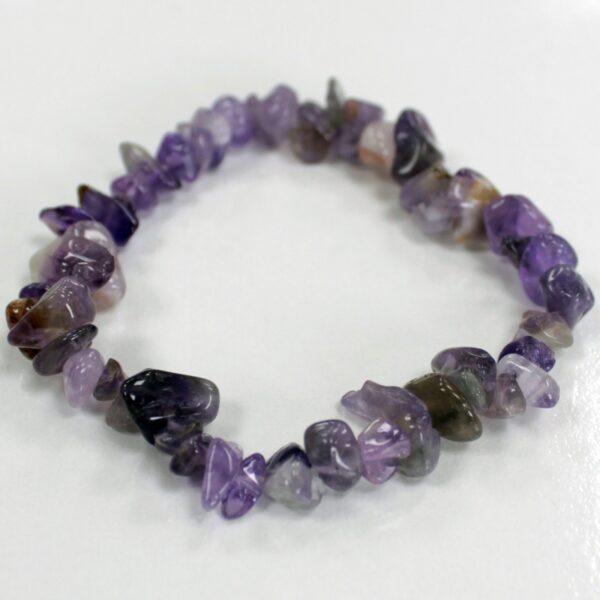 Bracelet Chipstone - Améthyste- Vendu par 1 – Image 2