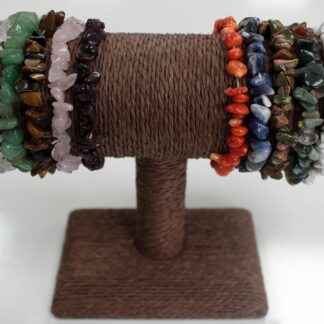 Bracelet Chipstone - Quartz Rose- Vendu par 1