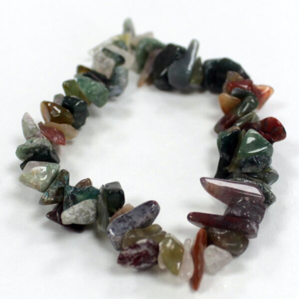 Bracelet Chipstone - Agate Mousse- Vendu par 1 – Image 2