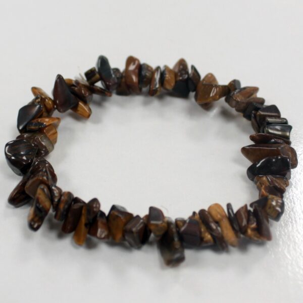 Bracelet Chipstone - Oeil de Tigre- Vendu par 1 – Image 2
