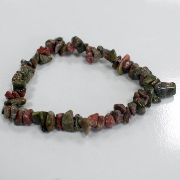 Bracelet Chipstone - Jaspe Vert- Vendu par 1 – Image 2