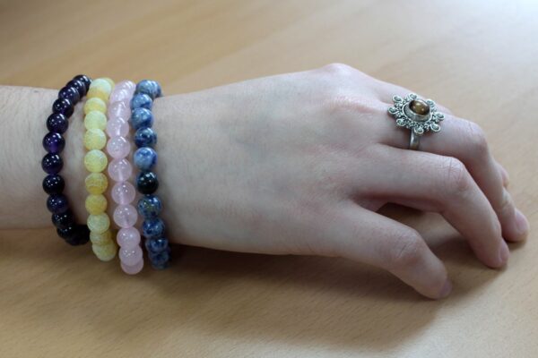 Bracelet de puissance - Grenat sanguin- Vendu par 1 – Image 4