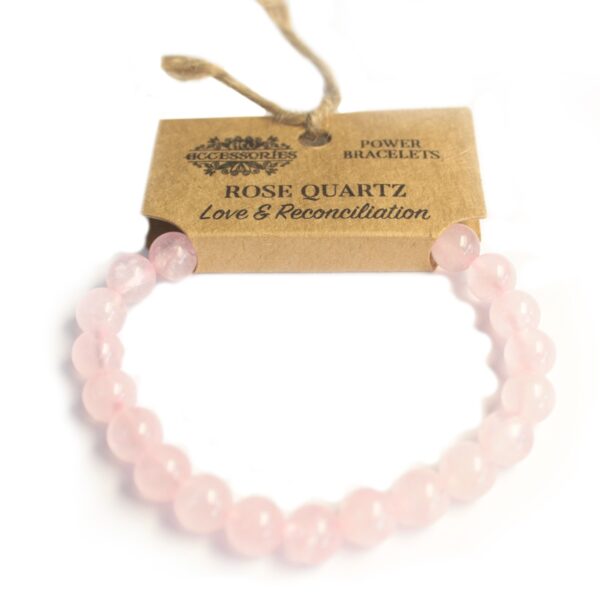 Bracelet de Puissance - Quartz Rose- Vendu par 1 – Image 3