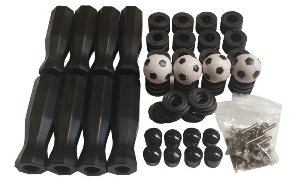 Kit d'accessoires de rechange pour baby-foot pour tiges de 16 mm