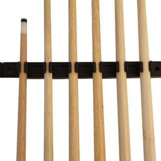 Set de billard John West - support mural + 2 queues professionnelles + 2 queues standards + 2 queues courtes