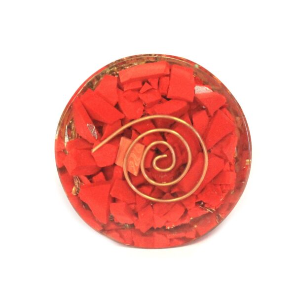 Cône d'orgonite - 80 mm - Multichip- Vendu par 1 – Image 2