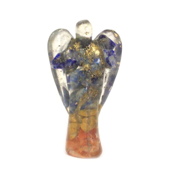 Ange Orgonite 50mm - Gemchips & Cuivre- Vendu par 1