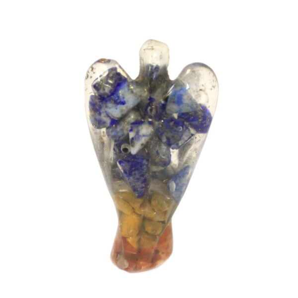 Ange Orgonite 50mm - Gemchips & Cuivre- Vendu par 1 – Image 2