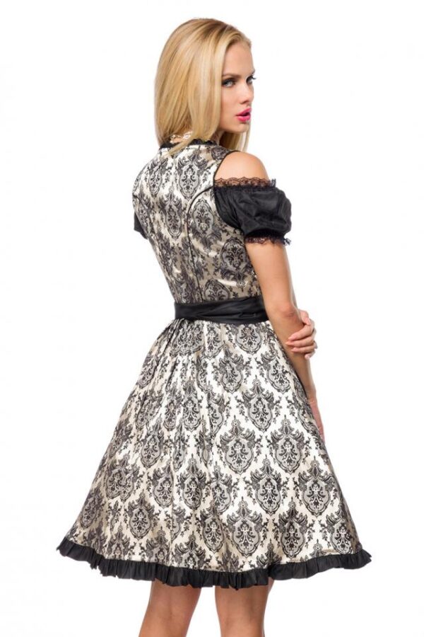Festive Brocade- Dirndline - noir/or -Dirndline – Image 3
