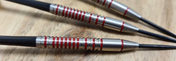 Fléchettes professionnelles Roleo en acier PR-1 - 80% tungstène - lot de 3 22g