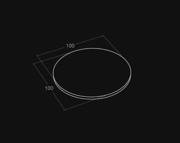 Plateau de table rond - 100 x 100 x 3 - Comblanchien Clair Adouci - COMPTOIR DES PIERRES – Image 4