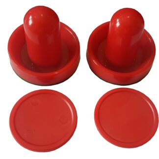 Set de air hockey Charlsten - 2x poussoir 95 mm + 2x rondelle 75mm