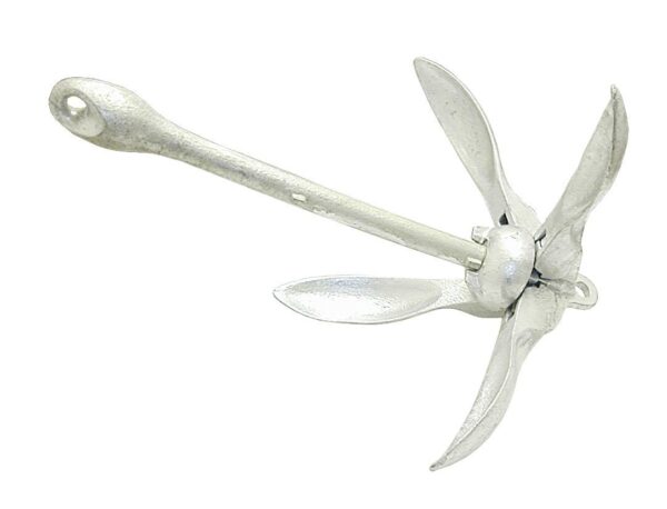 Chague repliable d'ancre Nautilo en fonte galvanisée à chaud 3,2 kg