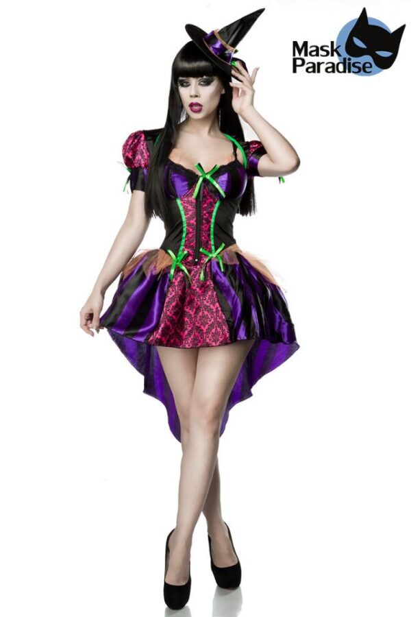 Sorcière Sexy - noir/violet - XS-Mask Paradise