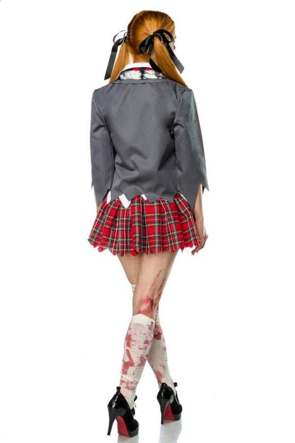 Zombie Schoolgirl - gris/rouge/blanc - SM-Mask Paradise – Image 3