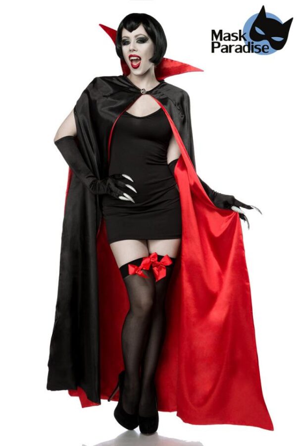 Vampire sexy - noir/rouge - XS-Mask Paradise