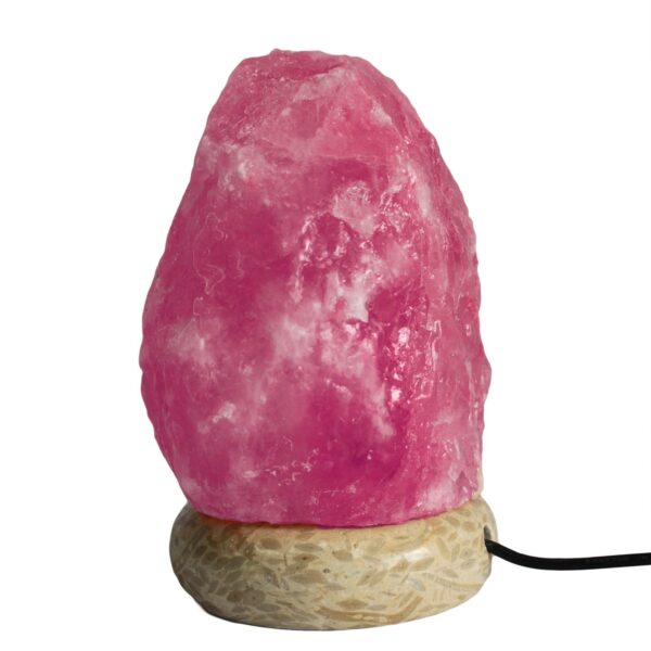 Lampe au sel naturel USB de qualité - 11,5 cm (lumière multicolore)- Vendu par 1 – Image 2