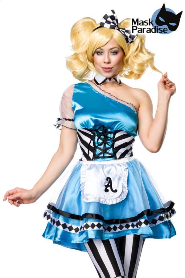 Alice - bleu/noir/blanc - SM-Mask Paradise