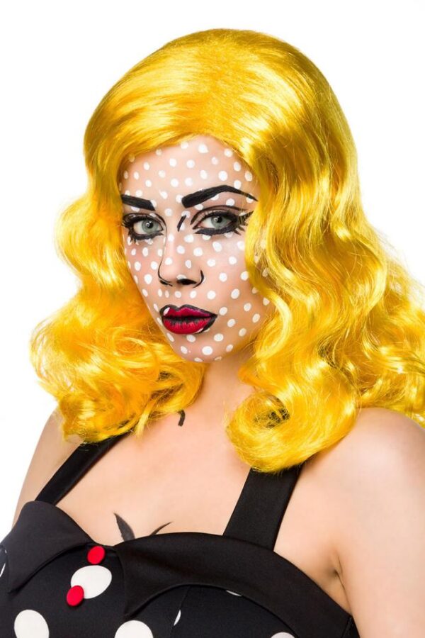 Pop Art Girl - noir/blanc/rouge - XL-Mask Paradise – Image 4