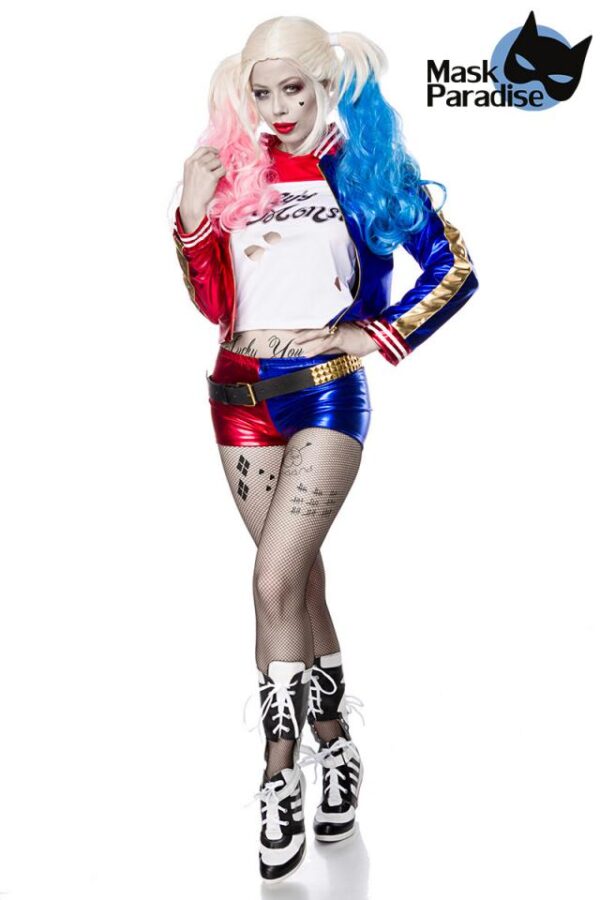 Suicide Harlequin - bleu/rouge/blanc - L-Mask Paradise