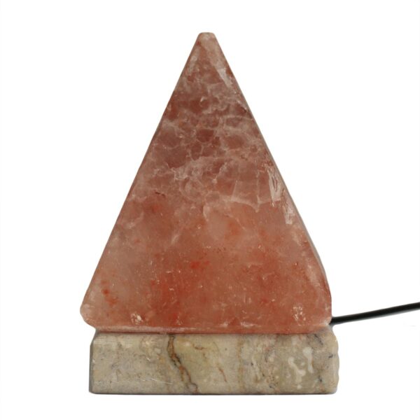 Lampe à Sel Pyramide USB de Qualité - 9 cm (lumière blanche)- Vendu par 1