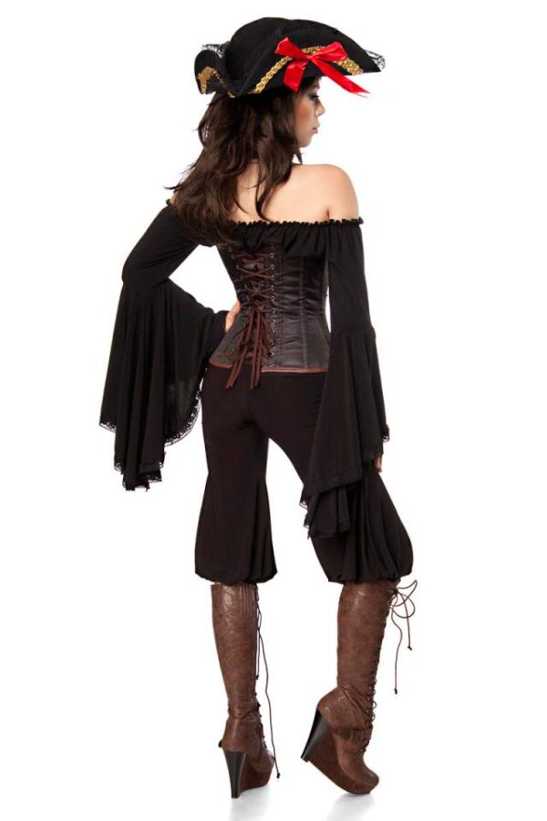 Femme Pirate - marron/noir - XL-Mask Paradise – Image 3