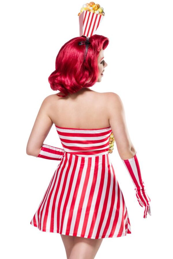Popcorn Girl - rouge/blanc - L-Mask Paradise – Image 3